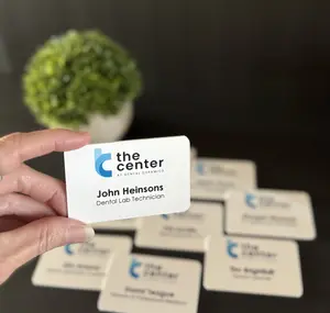 Plastic Full Color Name Badge for Office Use