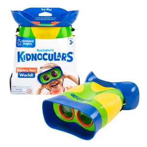 Educational Insights GeoSafari Jr. Kidnoculars Binoculars for Toddlers & Kids, STEM Outdoor Toy, Ages 3+ (Multiple Colors)