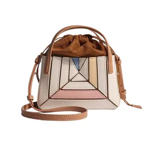 Pleated Mini Messenger Bag
