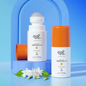White Jasmine Underarm Roll On for Odour Control & Pigmentation | Brighter & Fresher Underarms | 5% AHAs for Gentle Exfoliation - Pack of 2