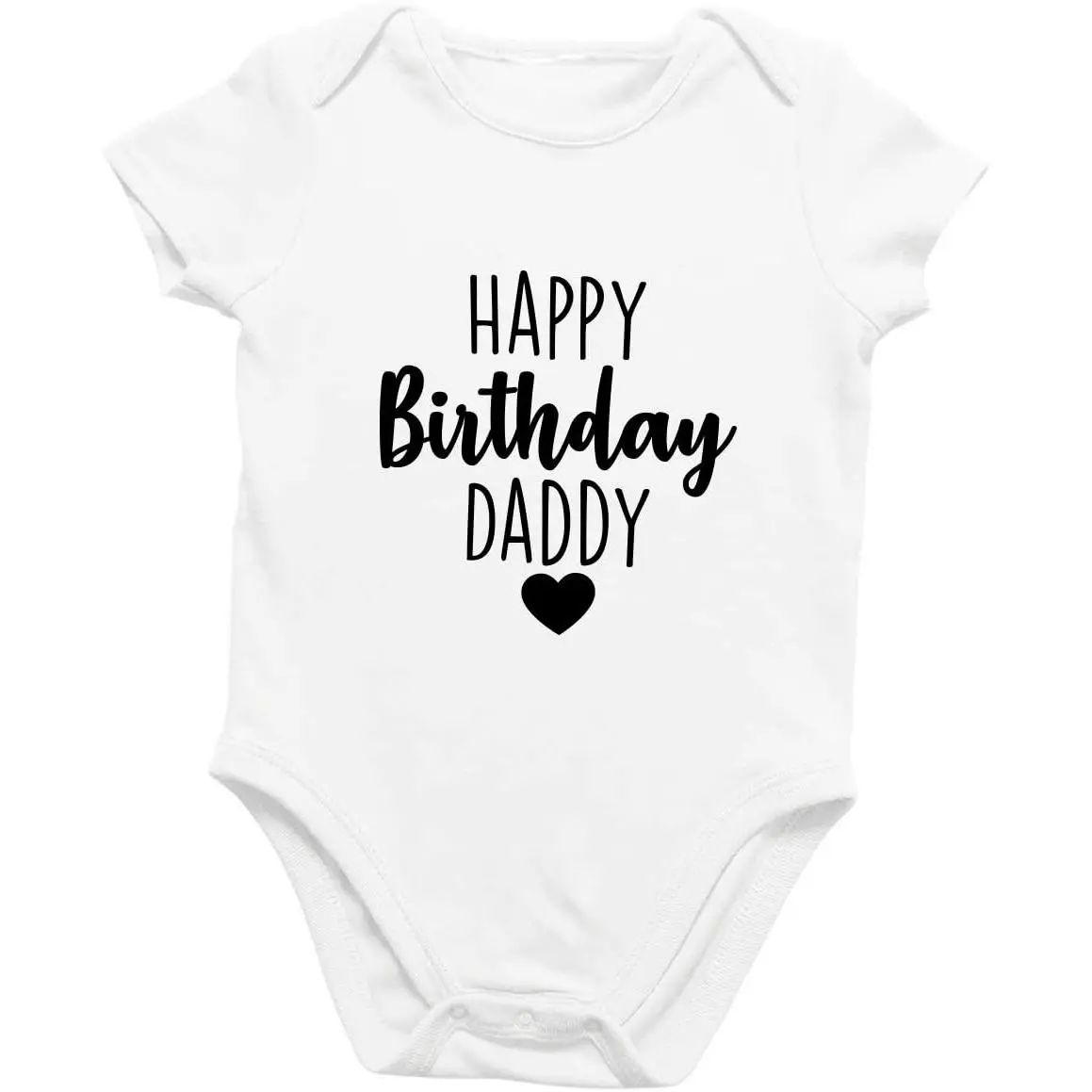 Baby Onesie Unisex Bodysuit 0-24 months - Happy Birthday | Present Gift