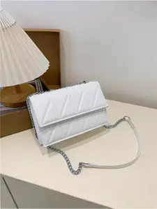 Elegant Rhombic Flap Chain Bag, Classic Women's Handbag, Small Crossbody Bag, Daily & Evening Use, Versatile Shoulder Bag