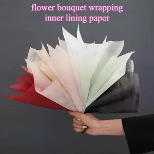 38pcs  flower packaging lining paper,multiple colors, pull-out type, with dimensions of 11.81*11.81 inches. Specifically designed for flower shops as flower packaging lining paper, suitable for bouquet packaging, Craft Gift Wrapping,Non-water Resistant