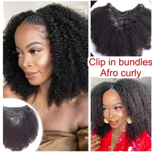 Clip in afro curly