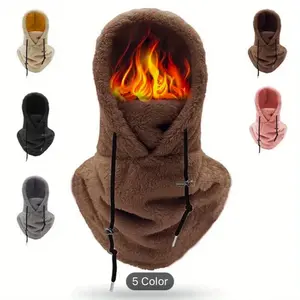Sherpa hood soft and durable material for winter sport 5 unique colors