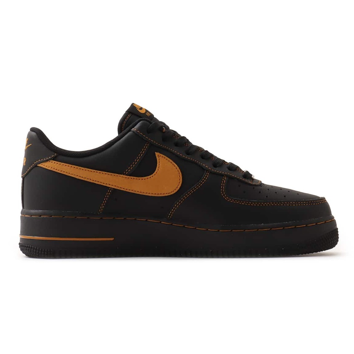 Nike Air Force 1 Low '07 LV8 Black Desert Ochre HQ2037-003 Men's Fashion Sneaker New
