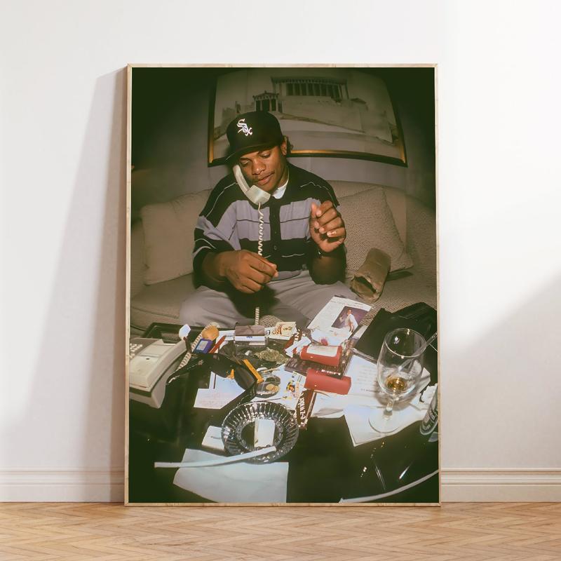 Eazy E Rap Hip Hop 90s Print Poster Decor Lover Prop Ornaments Photo ...
