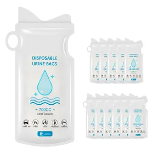 Disposable Urine Bag for Travel - 700ML Portable Pee Bags for Women Men 12/24 PCS Emergency Vomit Bags Urinal Toilet for Car Camping, Road Trip,Traffic Jam, Pregnant, Kid, Patient