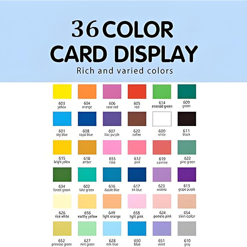 Acrylic Brush Marker Pen 36 Colors PCS , 1 Set Waterproof Pen with Soft Brush Nib, Art Paint Marking Set for Glass Stone Wood Plastic Paper