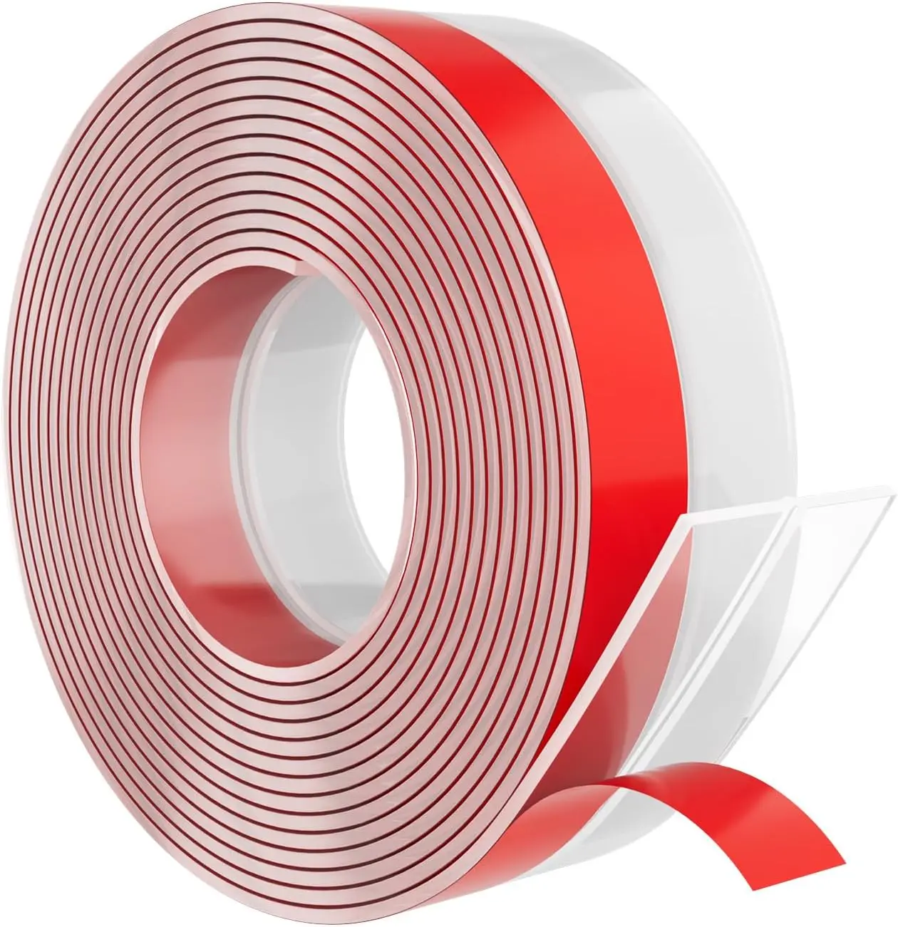 Heavy-Duty 20 ft x 2 in Weather Stripping, Extra Thick 2mm Door Draft Stopper  Seal Strip for House and Glass Shower Doors for  and Side Gaps of Door and Windows, Clear