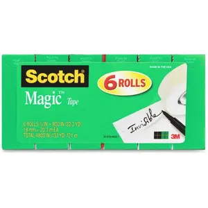 3M 810S6 Scotch Magic Tape Rolls