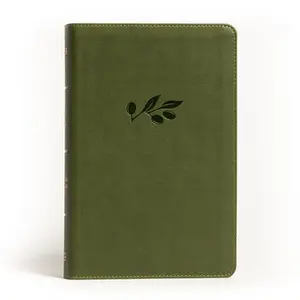 NASB Large Print Personal Size Reference Bible, Olive Leathertouch -- Holman Bible Publishers, Leather / Fine Binding