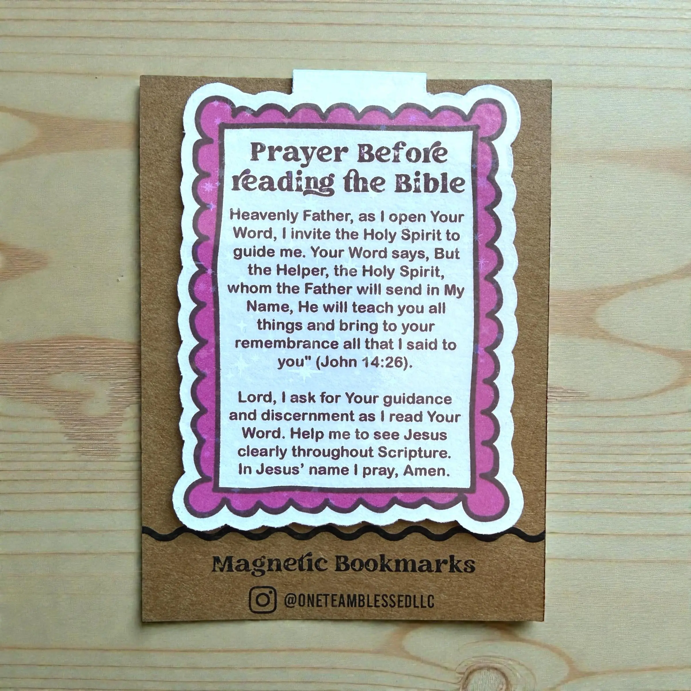 Prayer Before Reading the Bible