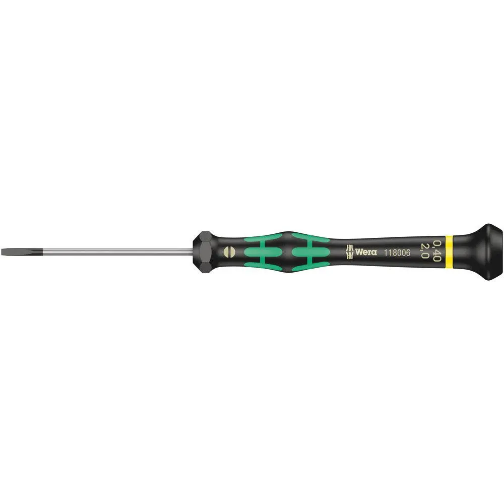 WERA 05118006001 2035 0.40 X 2.0 X 60 MM S/DRIVER FOR SLOTTED SCREWS