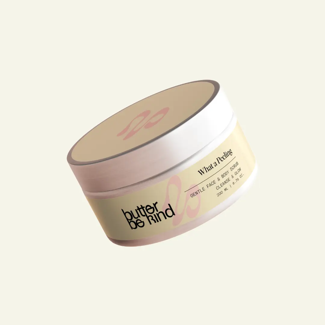 What A Peeling – 3-in-1 Face and Body Scrub, Natural Exfoliant with Cranberry Seeds