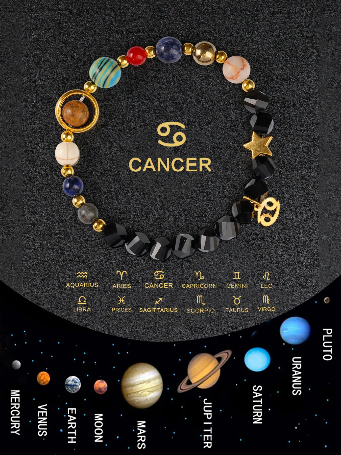 Twelve Zodiac Exclusive Natural Stone Bracelet, Irregular Beads, Turquoise Stainless Steel Pendant, Daily Wear Astrology Charm, Exquisite Bracelet, Premium Bracelet, Original Bracelets, High Quality Bracelet