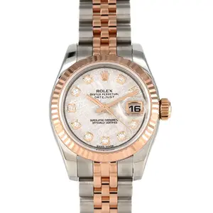 Pre-owned ROLEX Stainless Small Leather Goods Datejust Steel Automatic