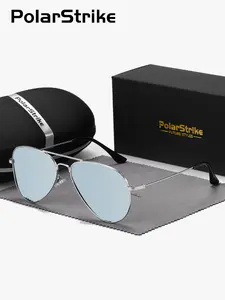1 Piece PolarStrike Unisex Urban Style Minimalist Design Frog Full Frame Modern Sunglasses UV400 Trendy Sunglasses