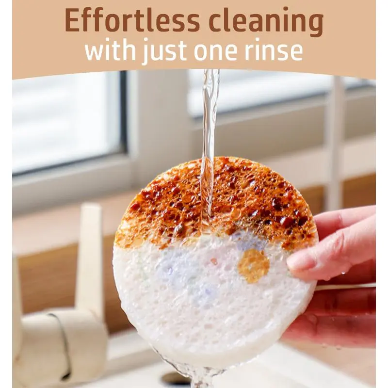 Cute & Eco-Friendly Flower Sponges – Super Absorbent, Foamy, Cleans Dishes, Shoes & Toilets
