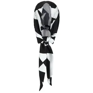 Eugenia Kim Babs Headscarf in Black & White