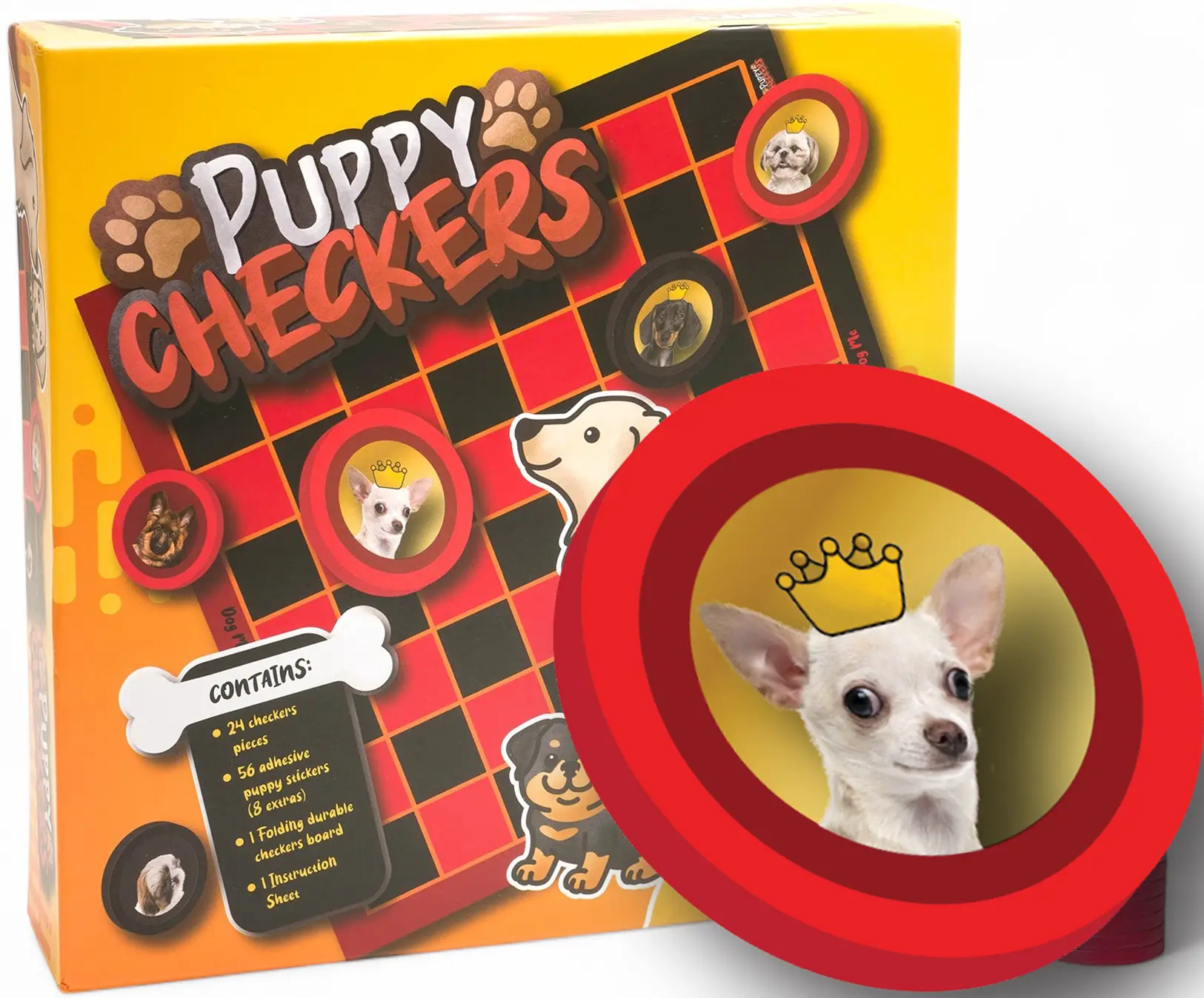 Puppy Checkers - Fun Checkers Game For Kids That Love Dogs