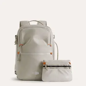 Bagsmart 29L Faro Carry On Travel Backpack Bone - White