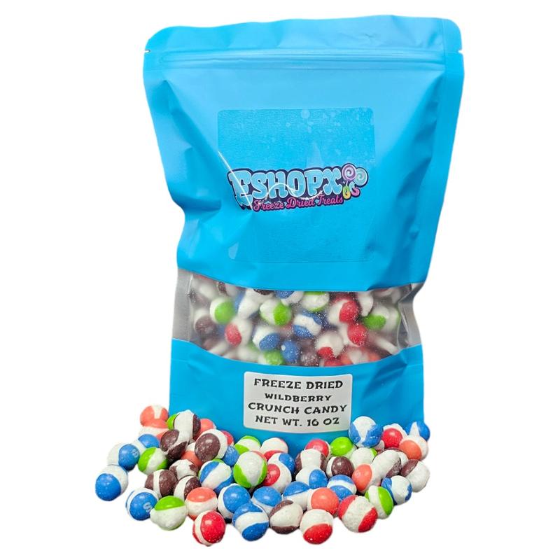 ESHOPX WILD BERRY flavor FREEZE DRIED RAINBOW CANDY bite Snack bag  Sweet Bonbon Freeze dried candy