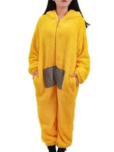 Unisex Adult Onesie Antenna Baby Cosplay Costume, Plush Sleepwear for Christmas Halloween Carnival Party, Comfortable Holiday