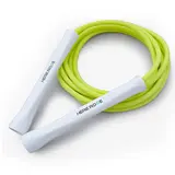 Hererope 6mm PVC Cord Jump Rope - Sturdy, Unbreakable, No-Slip Handles, Tangle-Free Adjustable Unisex Home Workout & Exercise Equipment for Beginners & Advanced Jumpers, 20% Heavier for Cardio, Boxing Training