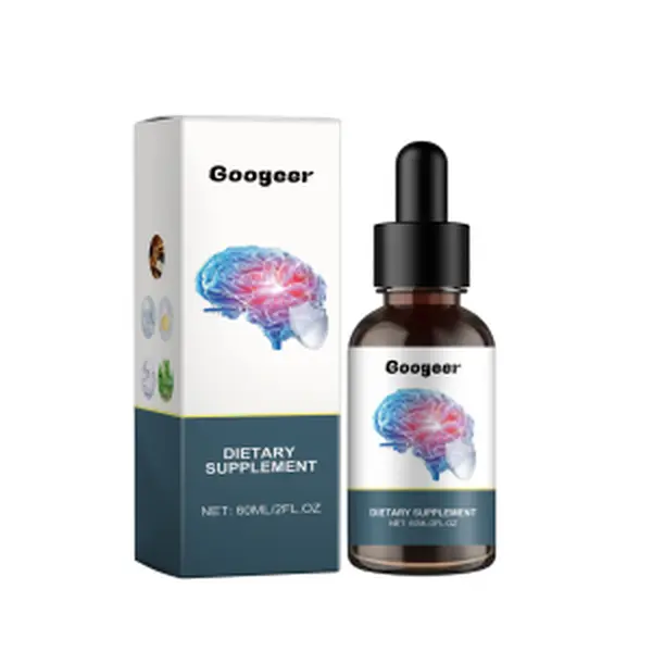 Mint Memory Supplement Drops - Vitamin B1 for Improved Memory & Concentration, Edible Liquid Nutrition with Energy Benefits and Remedies