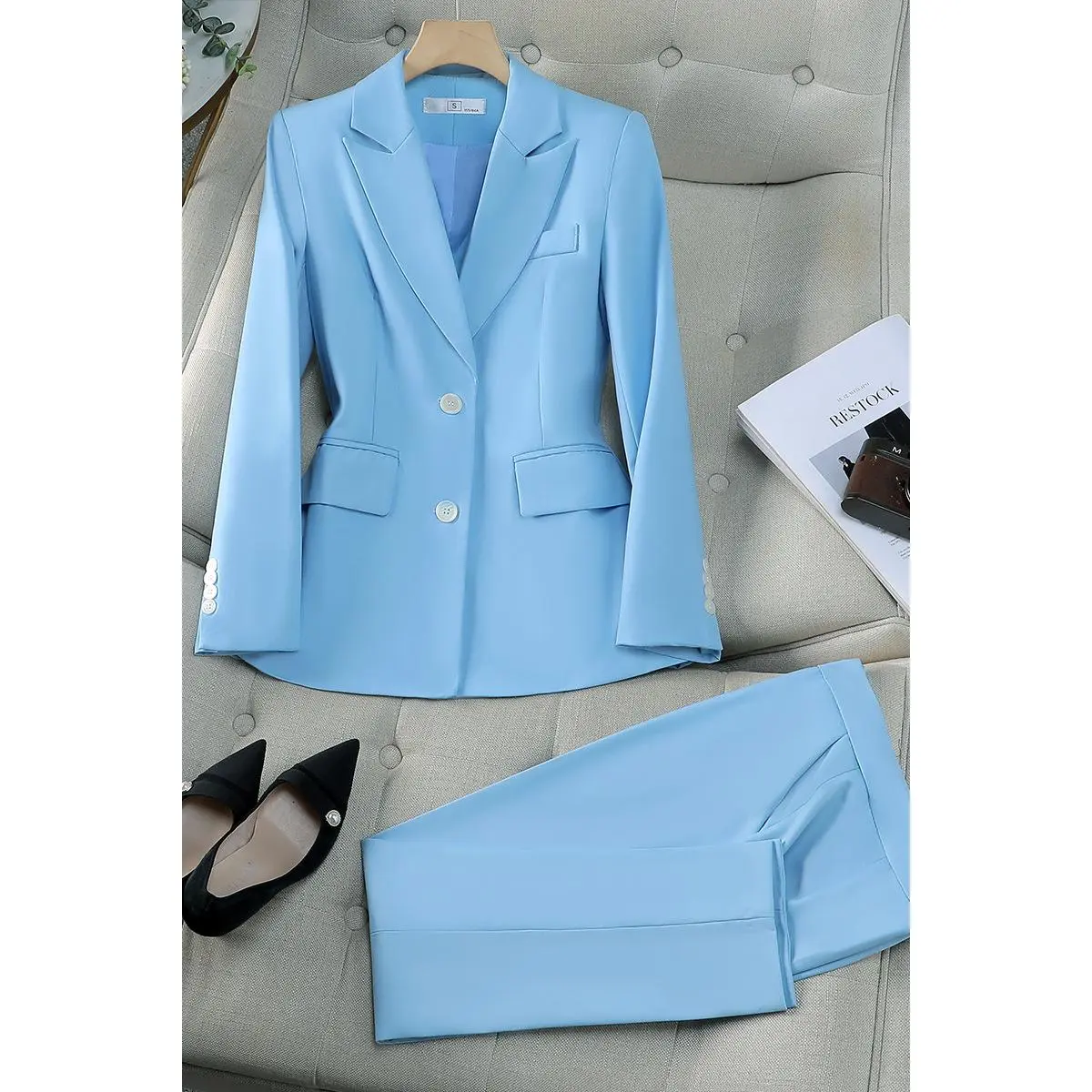 9536 blue suit+pants