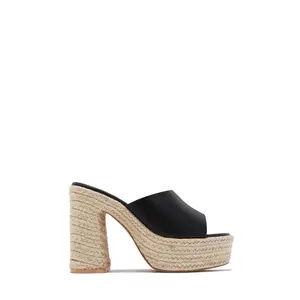 Zuleyma Platform Espadrille Heel - Black