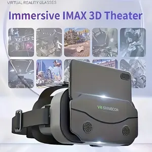 3D VR headset, smart virtual reality glasses, VR headset for iPhone and Android phones