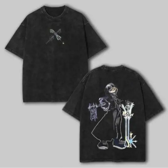 Washed T-shirt-Black