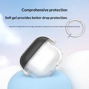 AirPods Pro 3 Case with Phone Stand, Silicone Cover for AirPods 4 & Pro 2, Shockproof Earbuds Case