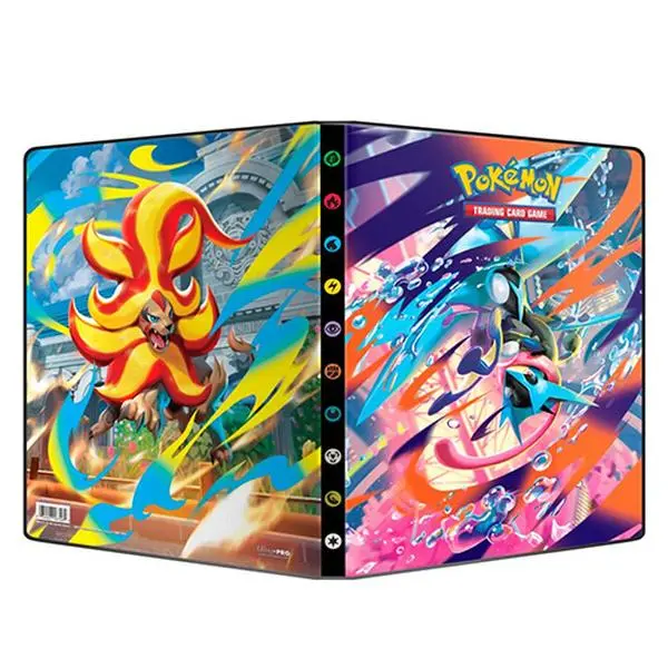 Ultra Pro Pokemon 9-Pocket Portfolio - MEGA GRENINJA & MEGA PYROAR (Holds 252 Cards)