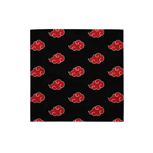 Red and Black Anime AKATSUKI  bandana Red Cloud NARUTO