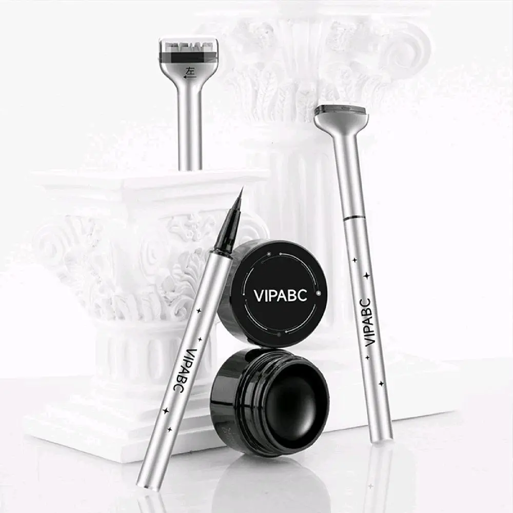 Lower Eyelash Stamp, 2-in-1 Eyeliner makeup tool for eyelash, Waterproof & Smudge-Proof Ink, Natural Look for Beginners Makeup Tool - Lash Extensions,Cosmetic summervibe