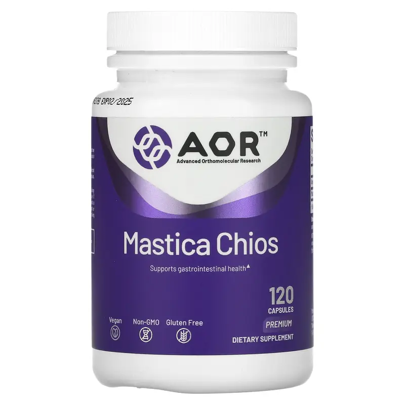 Advanced Orthomolecular Research AOR Mastica Chios, 400 mg , 120 Capsules
