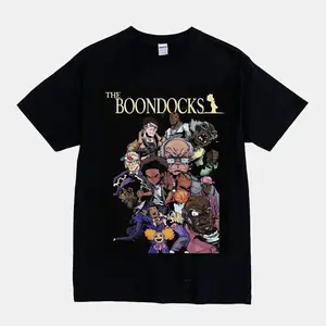 The Boondocks Anime Manga T Shirt Unisex T-Shirt Oversize ALL SIZE