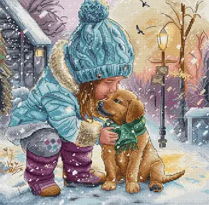 Best Friends L9925 Counted Cross Stitch Kit