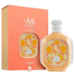 Zimaya Zukhruf Peach Please Eau de Parfum Spray, 3.4 Ounce Perfume Amber Fragrance