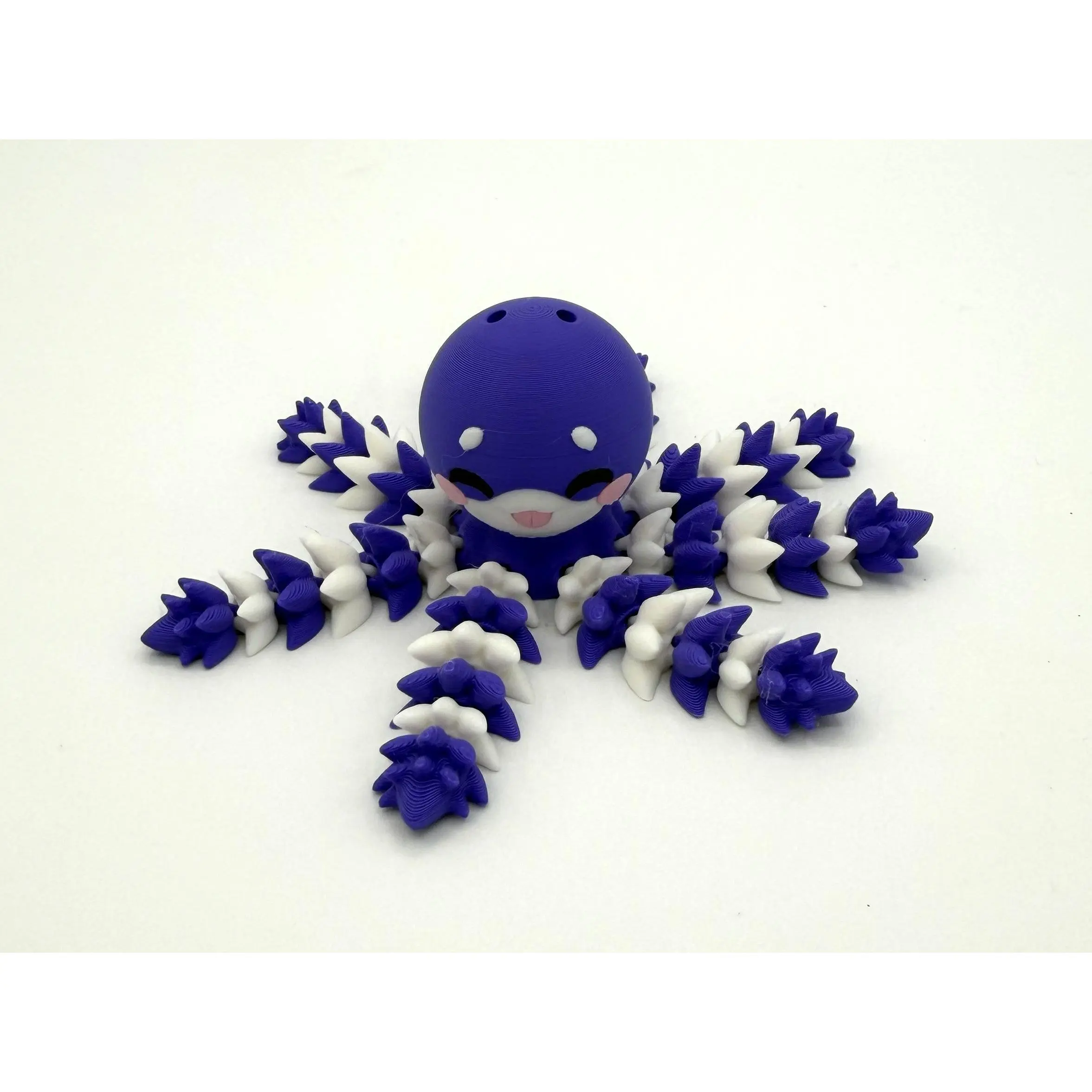 Fluffy OCTOPUS - Articulated Toy, Keychain