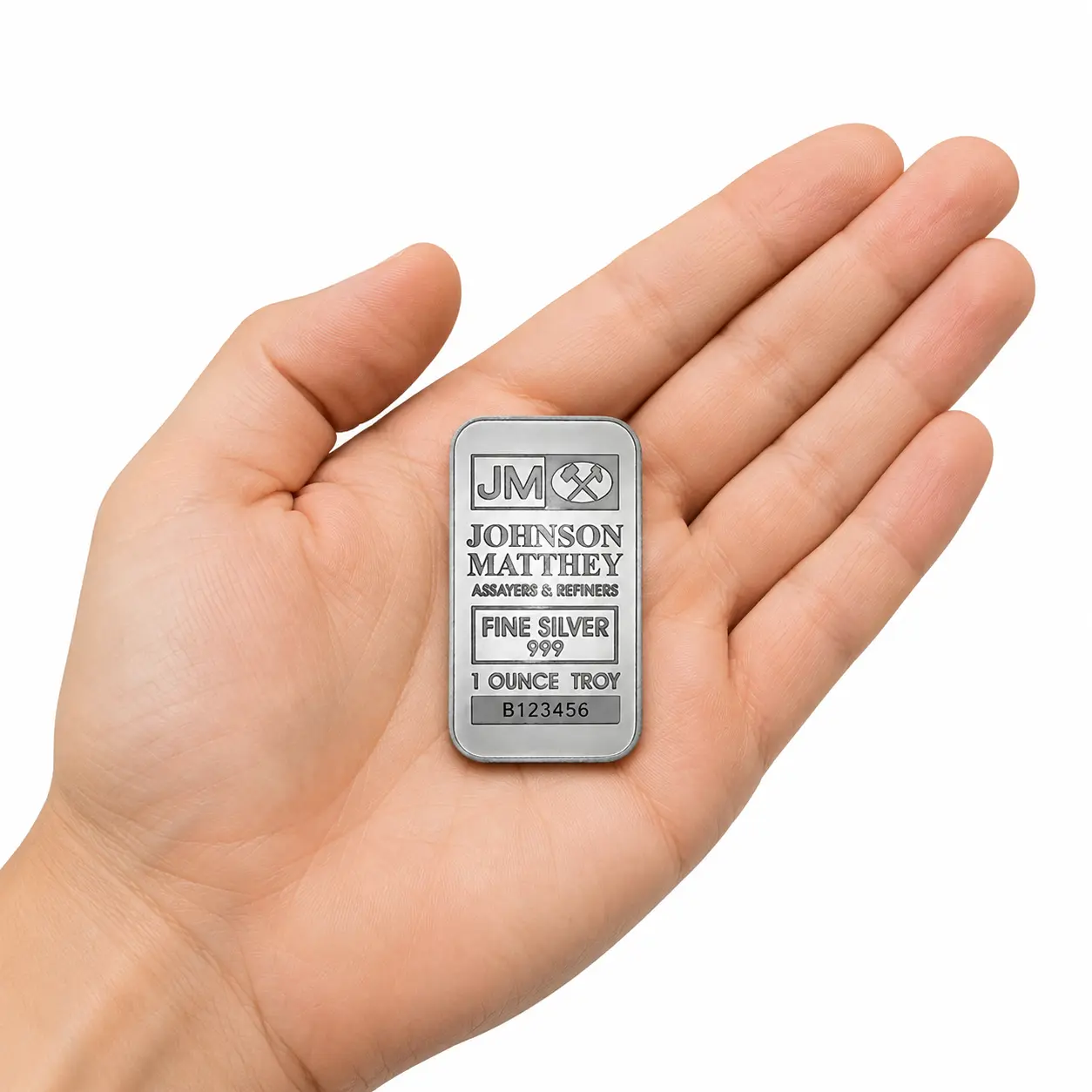 1 oz Silver Bar - Johnson Matthey - JM