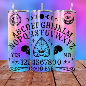 Ouija Board • 20oz Tumbler Stainless Steel Cup Sublimation Funny Witchy  Drinkware