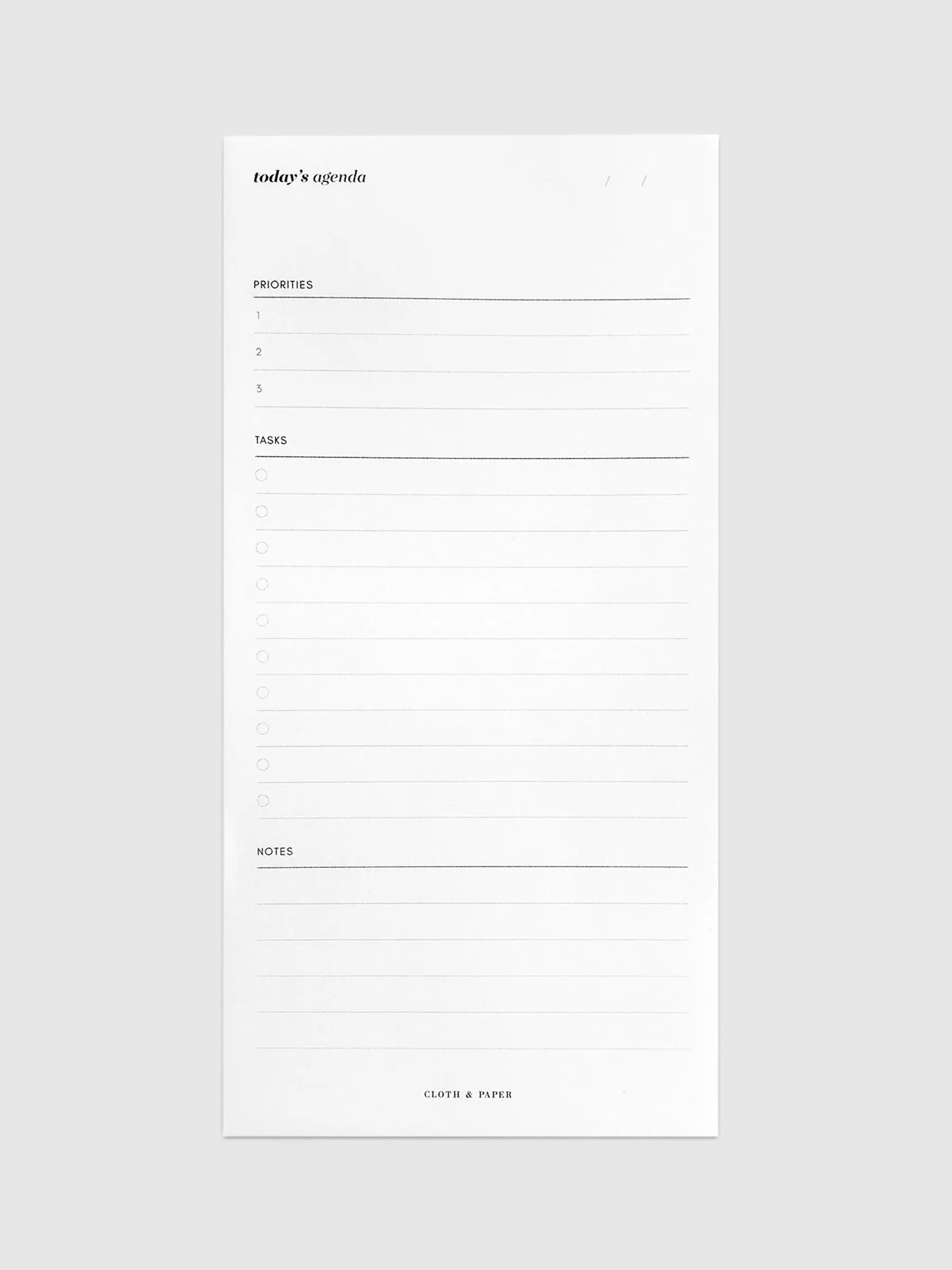 Agenda Notepad