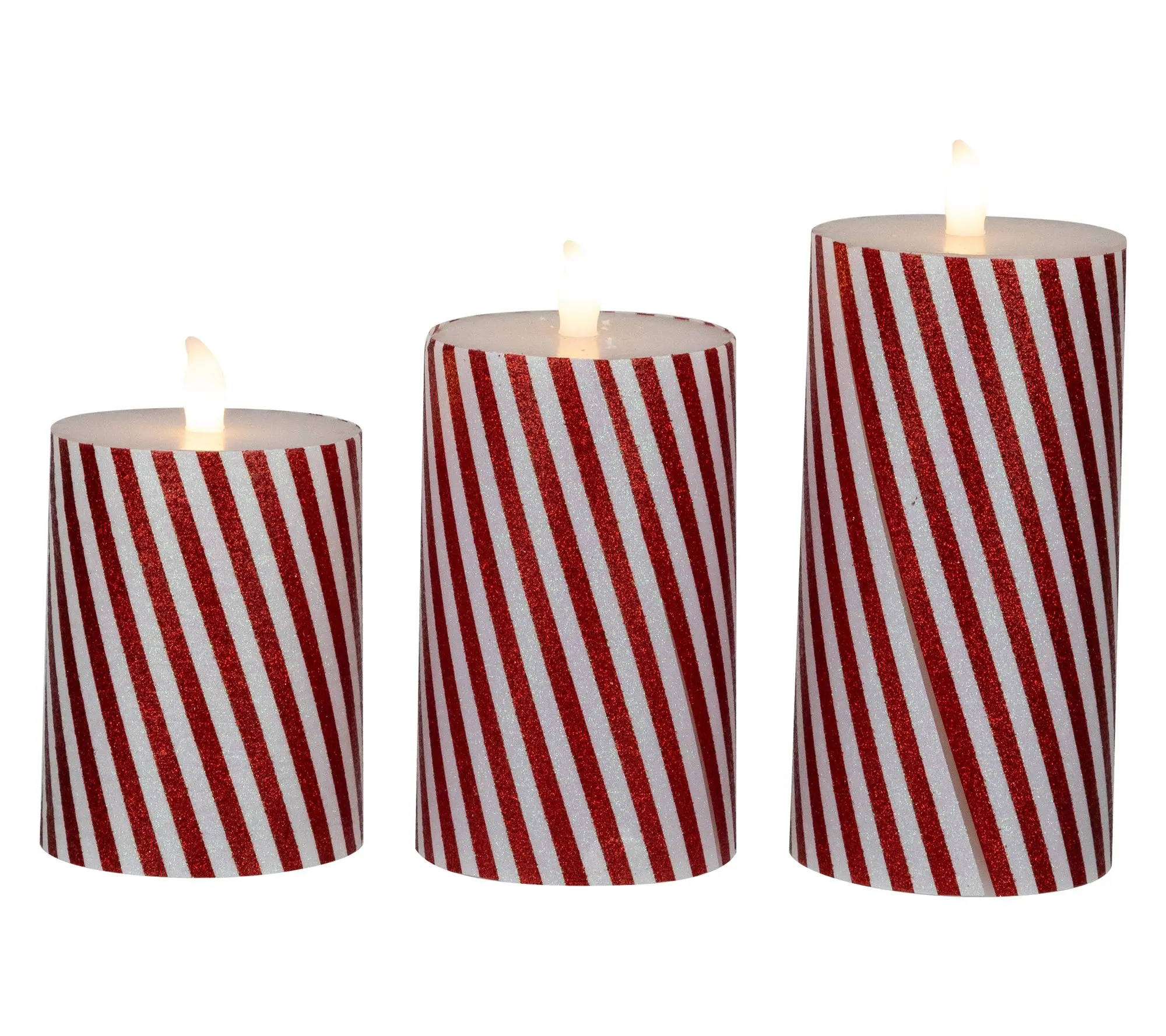 Northlight 6" LED Flameless Christmas Pillar Candles 3-Piece Northlight 6" LED Flameless Christmas Pillar Candles 3-Piece