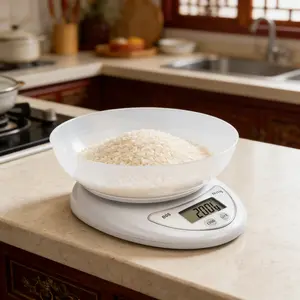 High-Precision Digital Kitchen Scale, 5kg/11lb Capacity