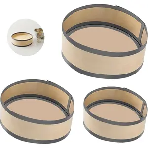 Silicone Baking Mats Set, Includes Rectangle and Round Cake Liners, Springform Pan Protector Mats, for Baking, Cooking