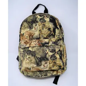 212 MAIN Sinobrite Large Animal Print Casual Backpack - Fashionable, Durable Tapestry Car Interior Decoration Accessory, Fashion Durable Backpack